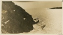 Image of Ice foot with two dog teams [Qarkutsiaq Etah and Anauaaq (Samik) on ice foot]